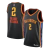 Gilgeous-Alexander #2 Oklahoma City Thunder Black Swingman NBA Jersey - City Edition - bestsoccerstore