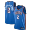 Gilgeous-Alexander #2 Oklahoma City Thunder Blue Swingman NBA Jersey - Icon Edition - bestsoccerstore