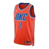 Gilgeous-Alexander #2 Oklahoma City Thunder Red Swingman NBA Jersey - Statement Edition - bestsoccerstore