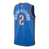 Gilgeous-Alexander #2 Oklahoma City Thunder Blue Swingman NBA Jersey - Icon Edition - bestsoccerstore