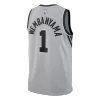 Wembanyama #1 San Antonio Spurs Gray Swingman NBA Jersey - Statement Edition - bestsoccerstore