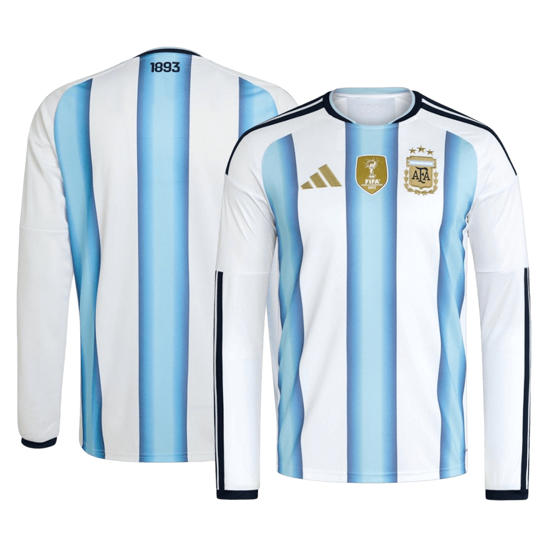 Argentina Long Sleeve Jersey Home Football Shirt World Cup 2026