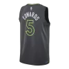 EDWAROS #5 Minnesota Timberwolves 2026 Black Swingman NBA Jersey - Statement Edition - bestsoccerstore