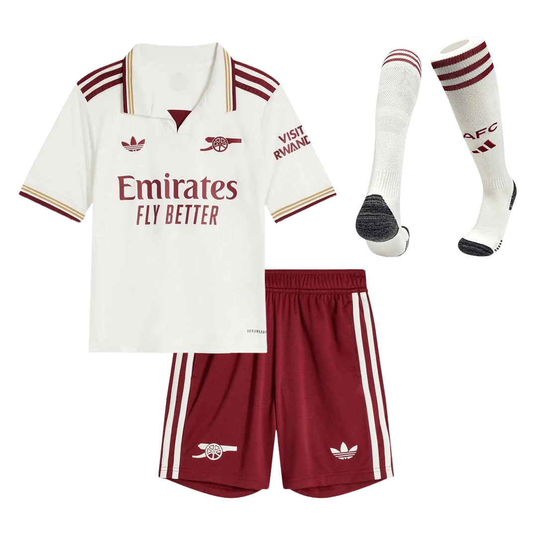 Kids Arsenal Third Away Custom Full Soccer Kits
2025/26 - bestsoccerstore