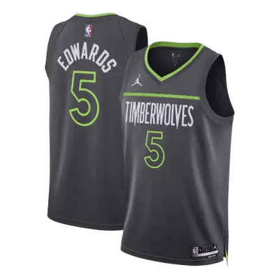 EDWAROS #5 Minnesota Timberwolves 2026 Black Swingman NBA Jersey - Statement Edition - bestsoccerstore