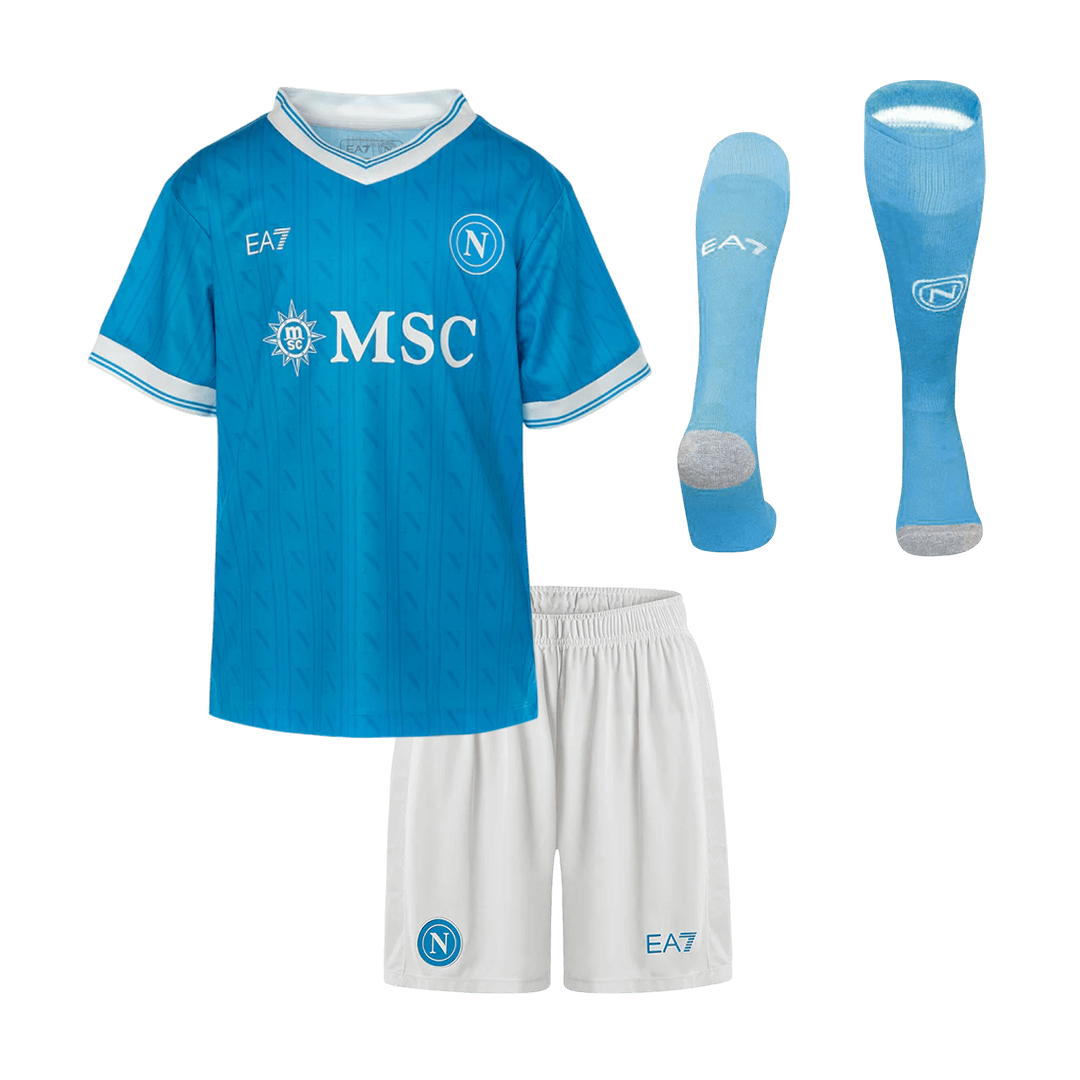 Kids Napoli Home Custom Full Soccer Kits
2025/26 - bestsoccerstore