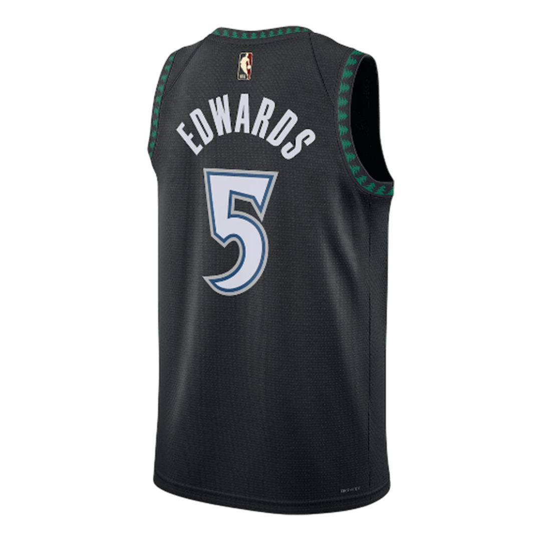 [Free]EDWARDS #5 Minnesota Timberwolves 2026 Black Swingman NBA Jersey - Classic Edition - bestsoccerstore