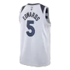 EDWAROS #5 Minnesota Timberwolves 2026 White Swingman NBA Jersey - Association Edition - bestsoccerstore