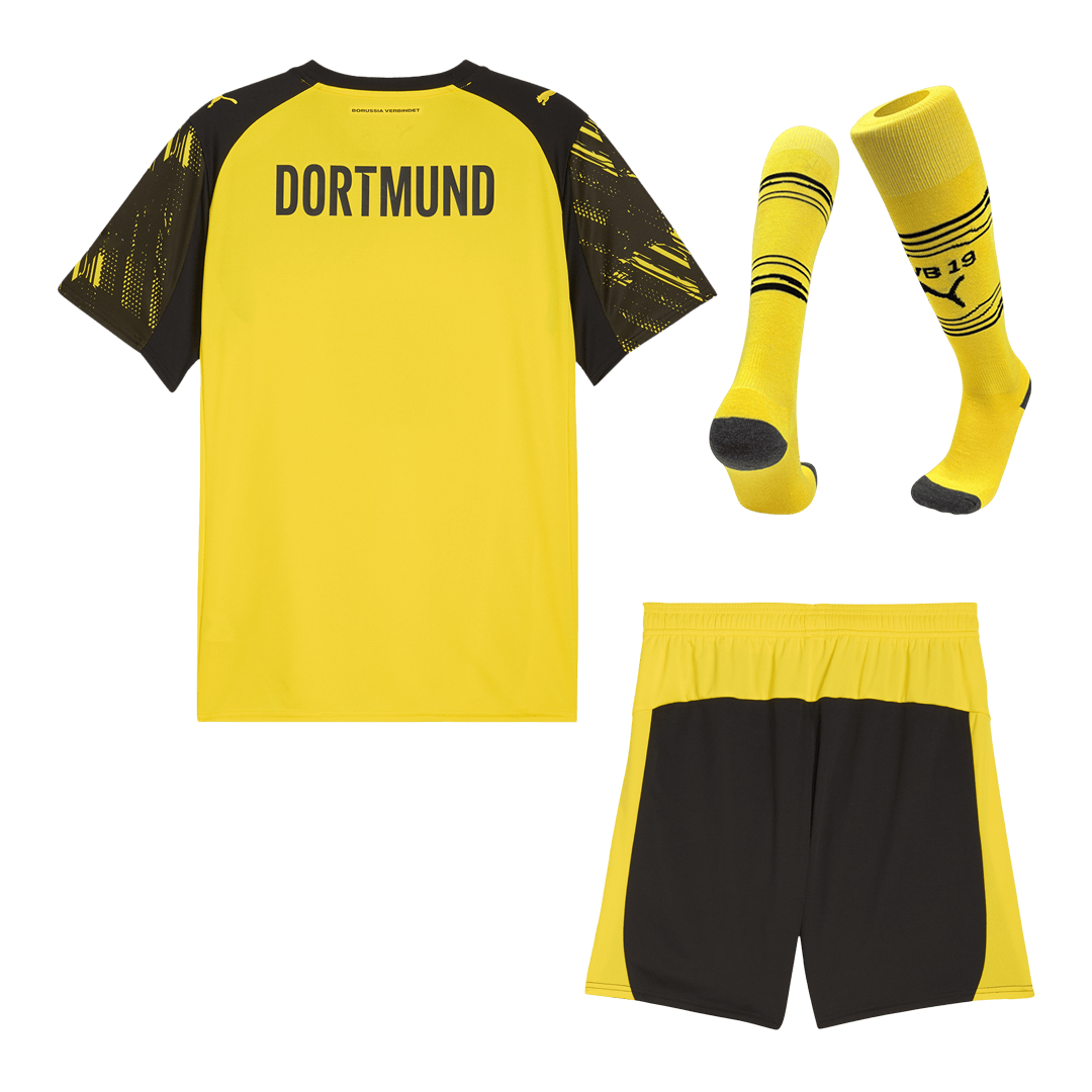 Borussia Dortmund Home 2025/26 Full Soccer Kit - bestsoccerstore