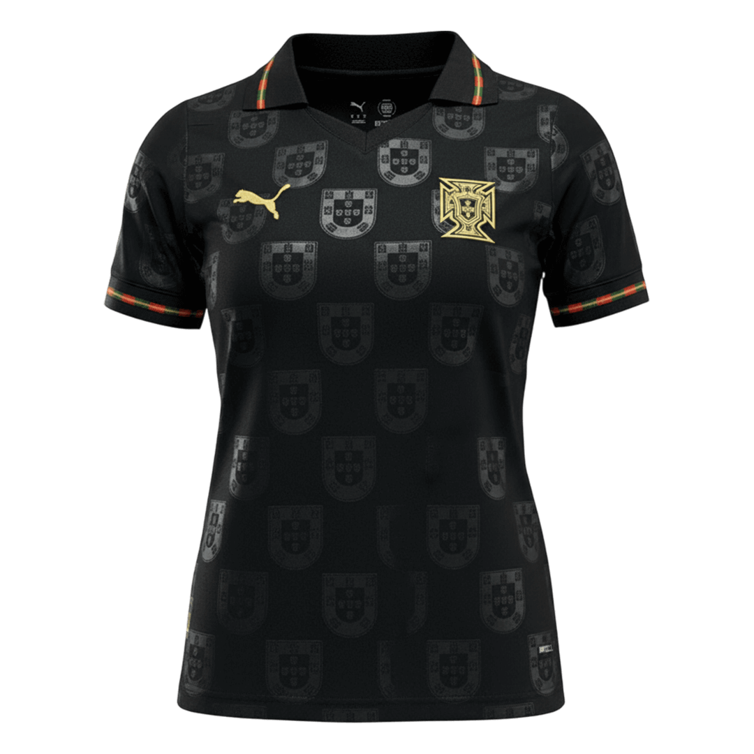 Portugal 'Black Panther' Soccer Jersey Women's Custom Shirt World Cup 2026 - bestsoccerstore