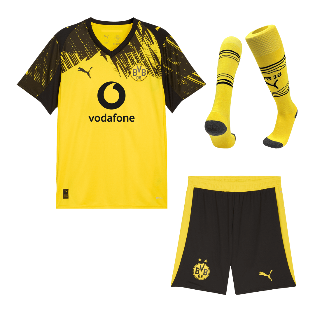 Borussia Dortmund Home 2025/26 Full Soccer Kit - bestsoccerstore