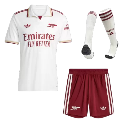 Arsenal Third Away 2025/26 Custom Full Soccer Kit - bestsoccerstore