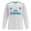 Real Madrid Retro Jersey Home Long Sleeve Soccer Shirt 2017/18 - bestsoccerstore