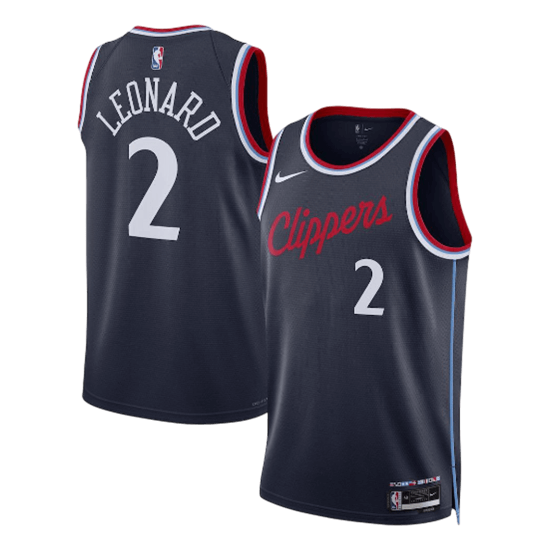 Leonard #2 Los Angeles Clippers 2025/26 Navy Swingman NBA Jersey - Icon Edition - bestsoccerstore