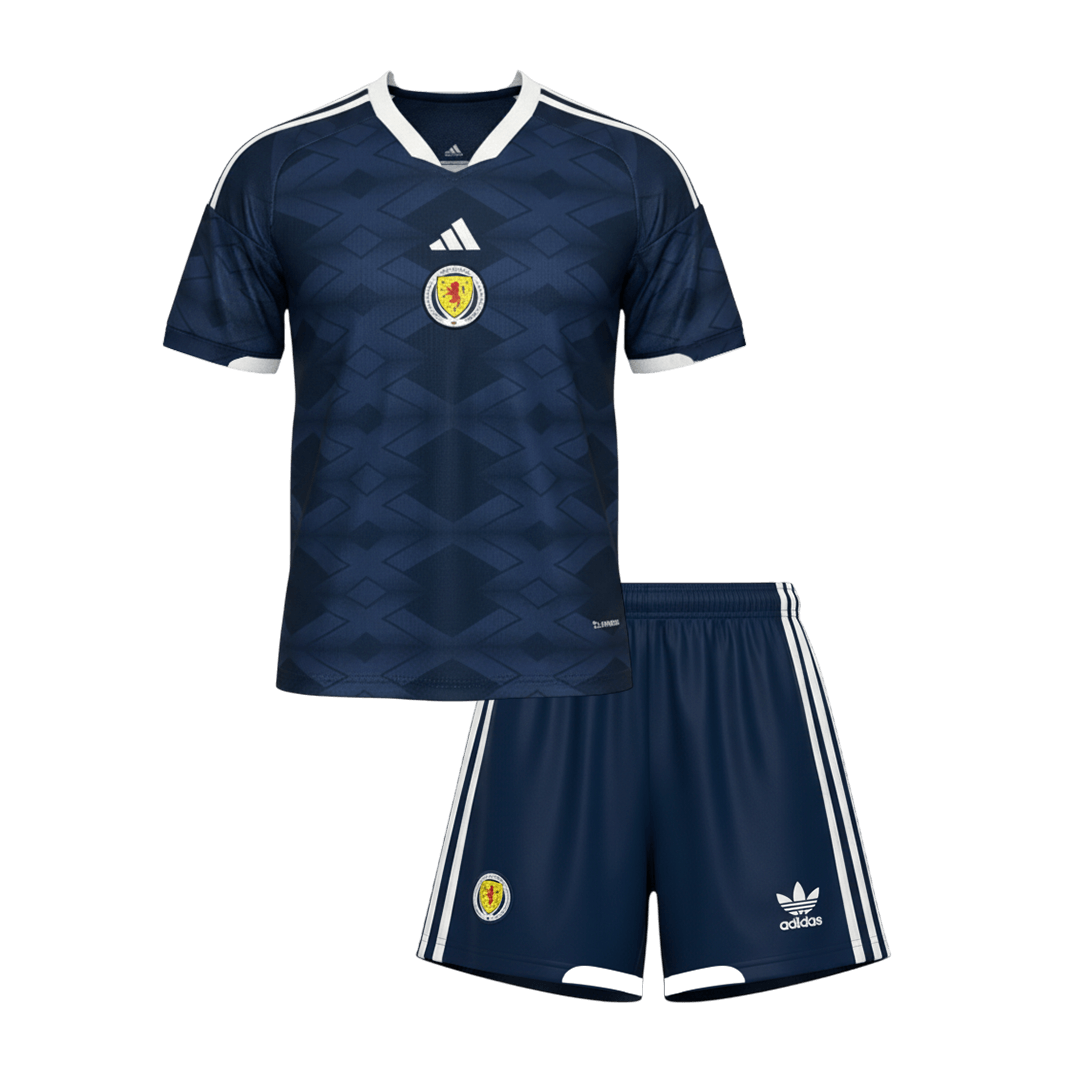 Kids Scotland Home Custom Soccer Kits World Cup 2026 - bestsoccerstore