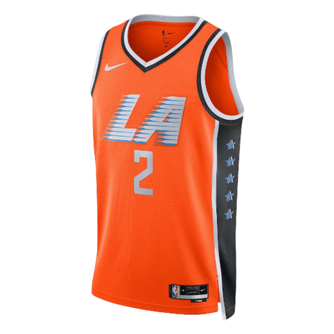 Leonard #2 Los Angeles Clippers 2025/26 Orange Swingman NBA Jersey - City Edition - bestsoccerstore