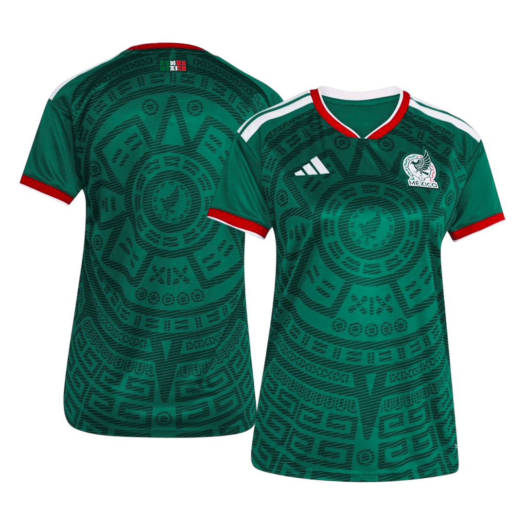 Mexico Soccer Jersey Home Women's Custom Shirt World Cup 2026 - bestsoccerstore