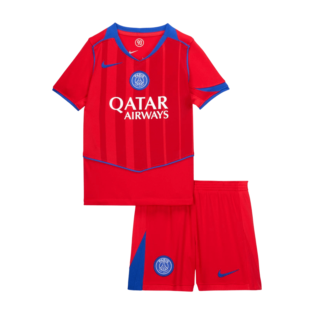 Kids PSG Third Away Custom Soccer Kits 2025/26 - bestsoccerstore