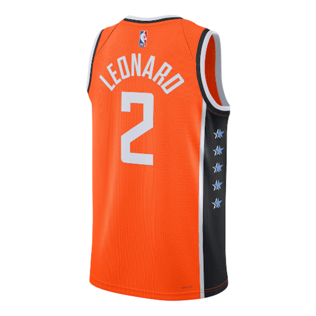 Leonard #2 Los Angeles Clippers 2025/26 Orange Swingman NBA Jersey - City Edition - bestsoccerstore