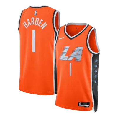 Harden #1 Los Angeles Clippers 2025/26 Orange Swingman NBA Jersey - City Edition - bestsoccerstore