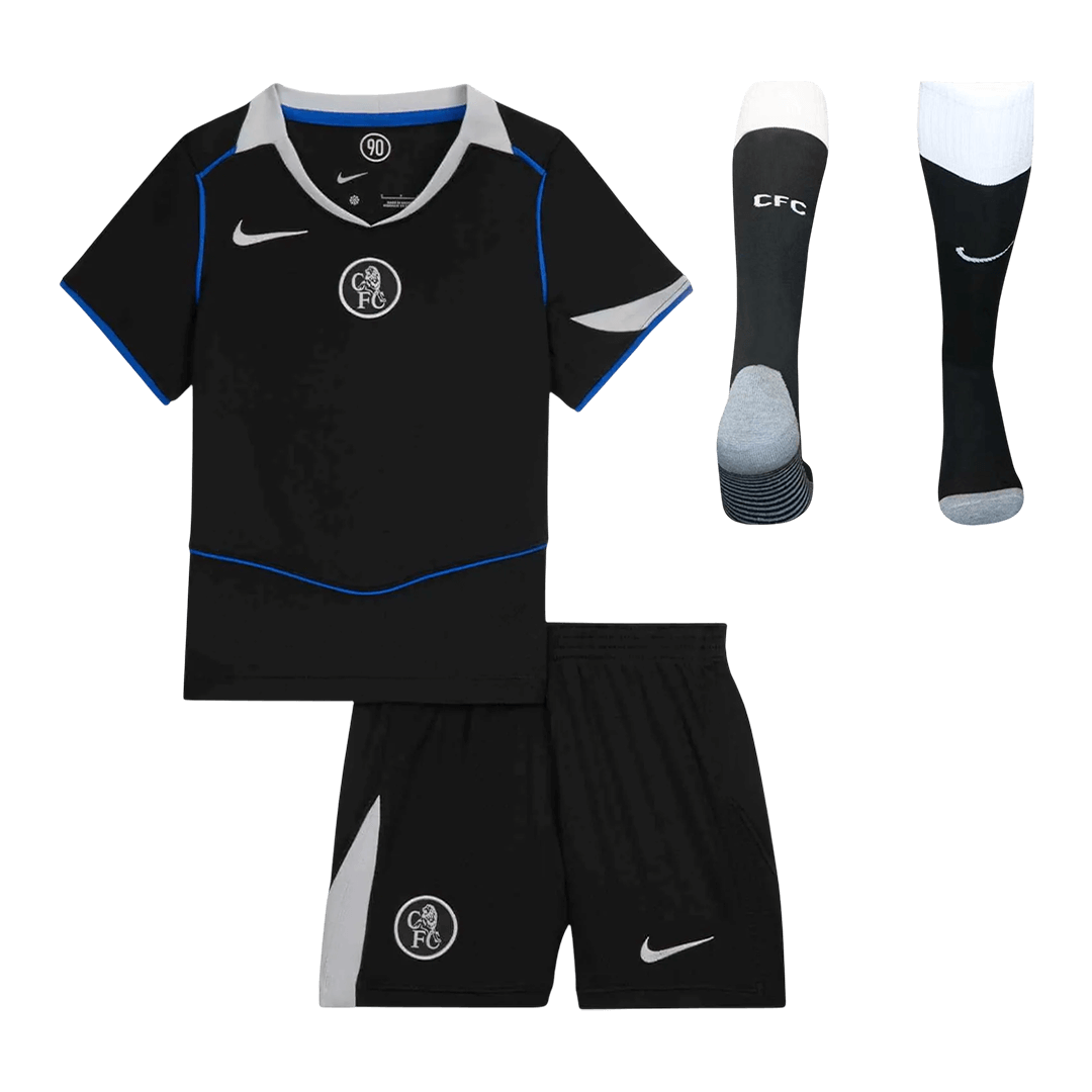Kids Chelsea Third Away Custom Full Soccer Kits 2025/26 - bestsoccerstore
