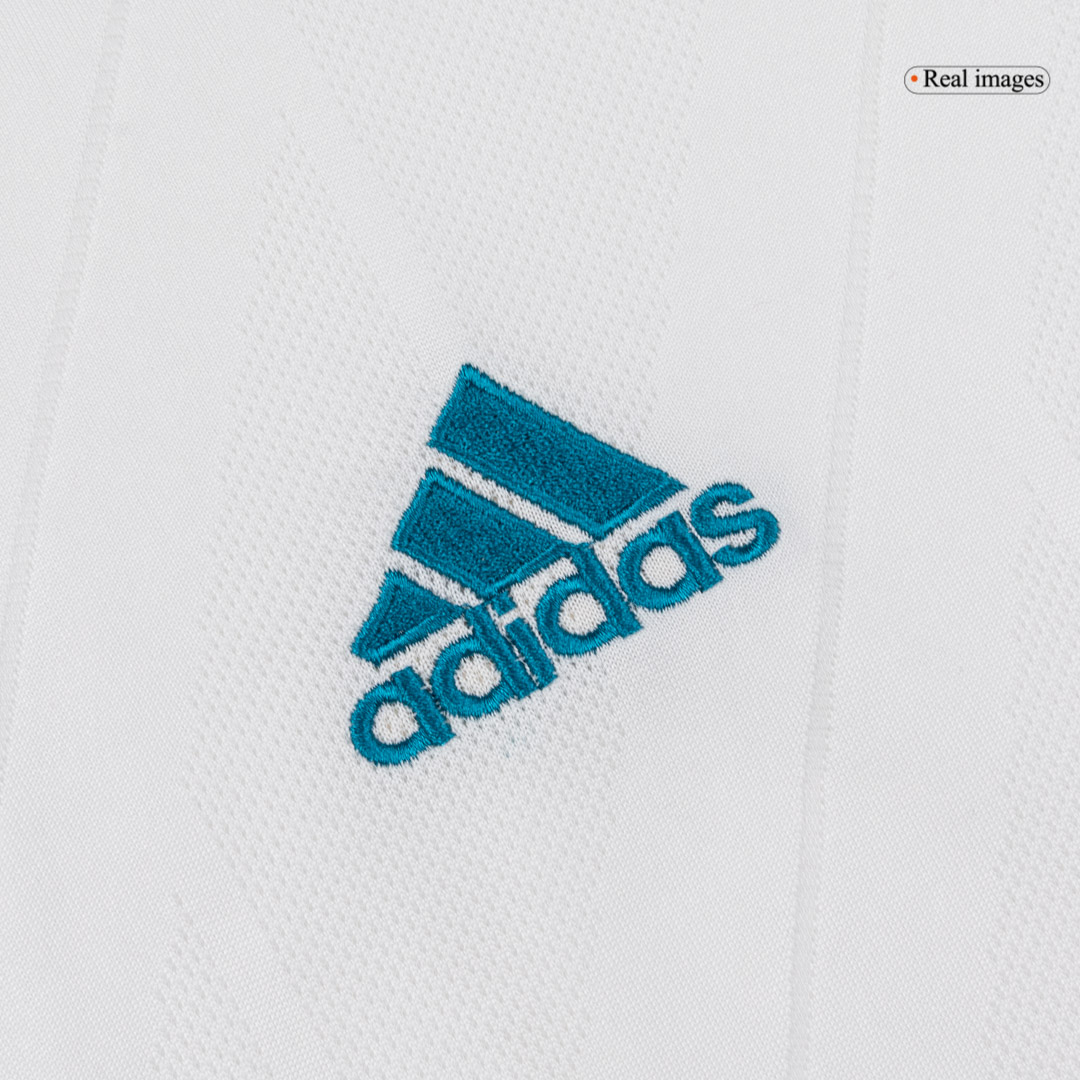 Real Madrid Retro Jersey Home Long Sleeve Soccer Shirt 2017/18