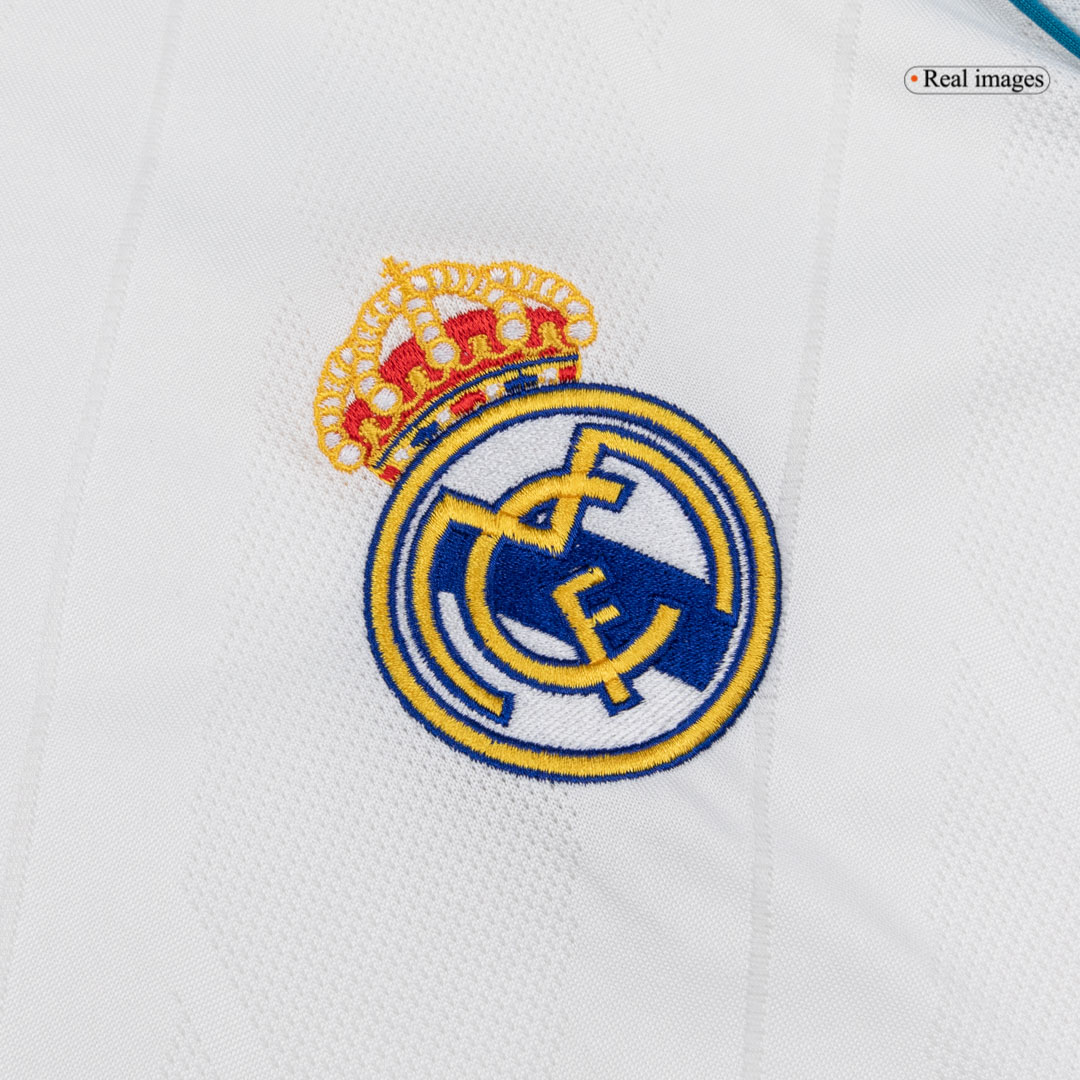 Real Madrid Retro Jersey Home Long Sleeve Soccer Shirt 2017/18