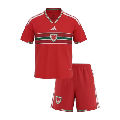 Kids Wales Home Soccer Kits World Cup 2026 - bestsoccerstore