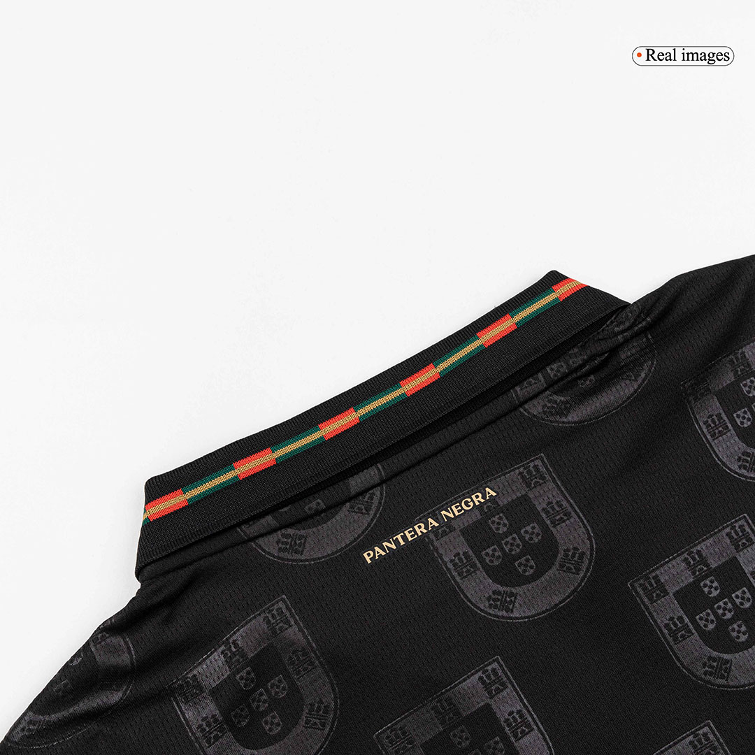 Kids Portugal 'Black Panther' Custom Soccer Kits World Cup 2026 - bestsoccerstore