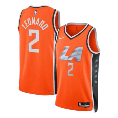 Leonard #2 Los Angeles Clippers 2025/26 Orange Swingman NBA Jersey - City Edition - bestsoccerstore