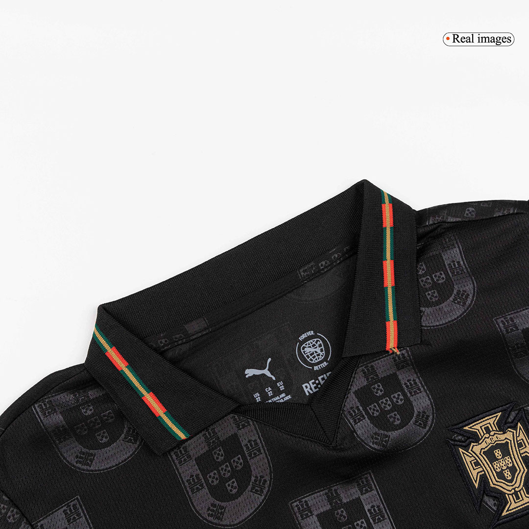 Kids Portugal 'Black Panther' Custom Soccer Kits World Cup 2026 - bestsoccerstore