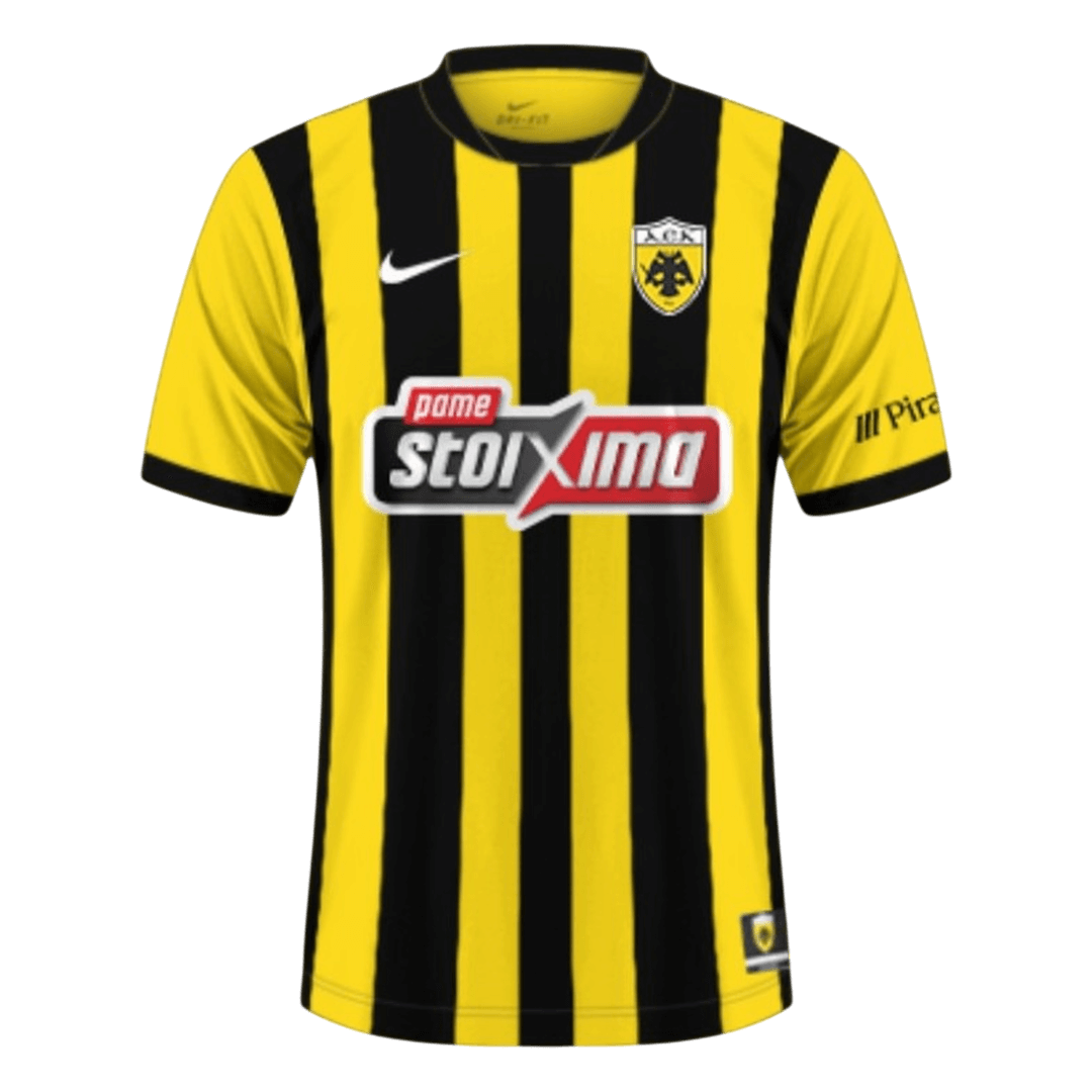 AEK Athens Soccer Jersey Home Shirt 2025/26 - bestsoccerstore