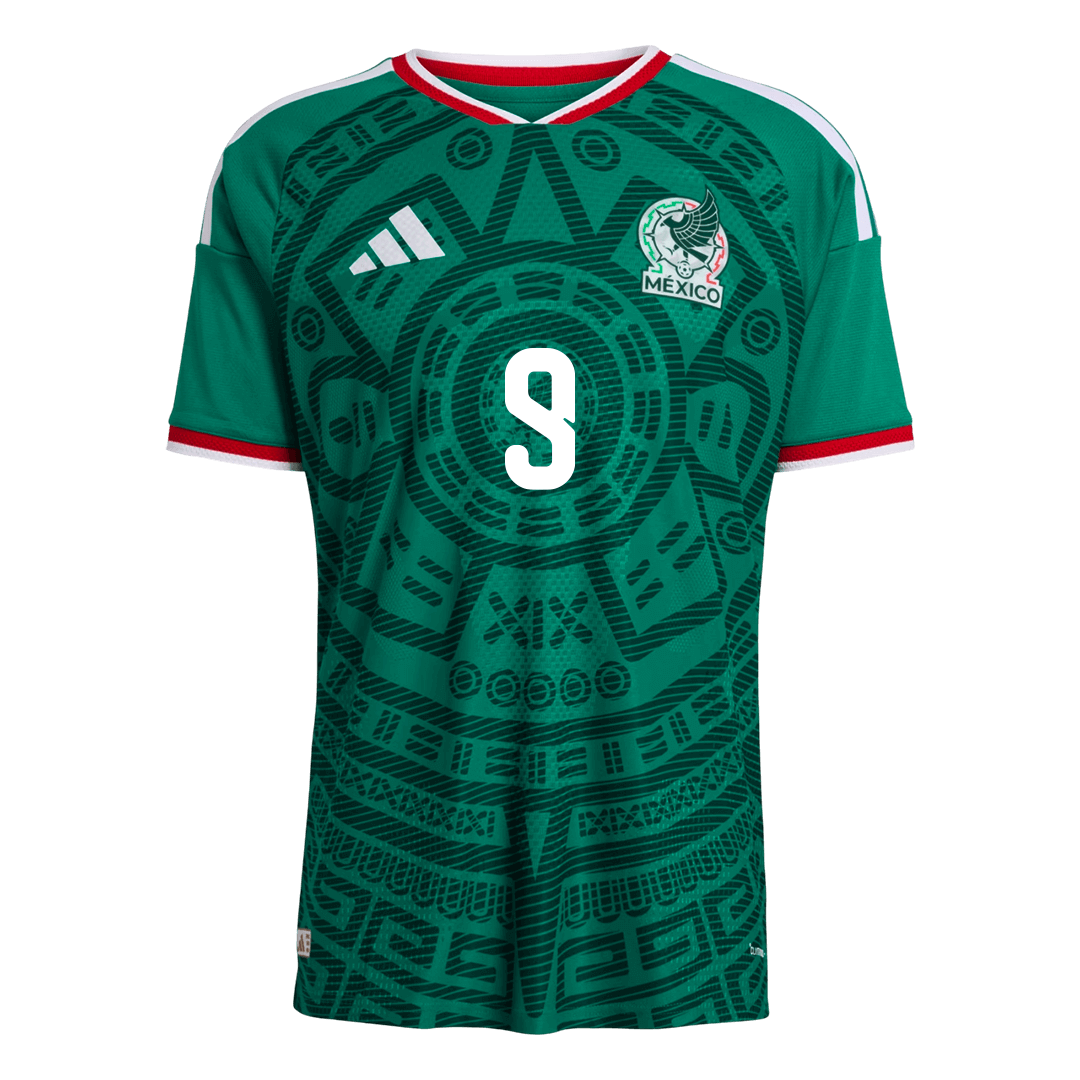 Mexico Raúl #9 Custom Player Version Home Soccer Jersey World Cup 2026