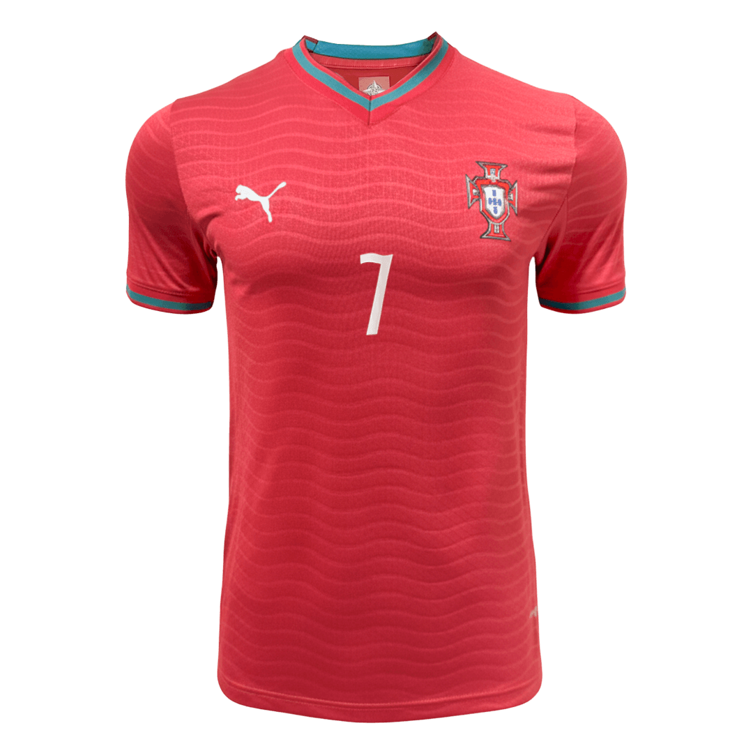 Portugal RONALDO #7 Player Version Home Soccer Jersey World Cup 2026