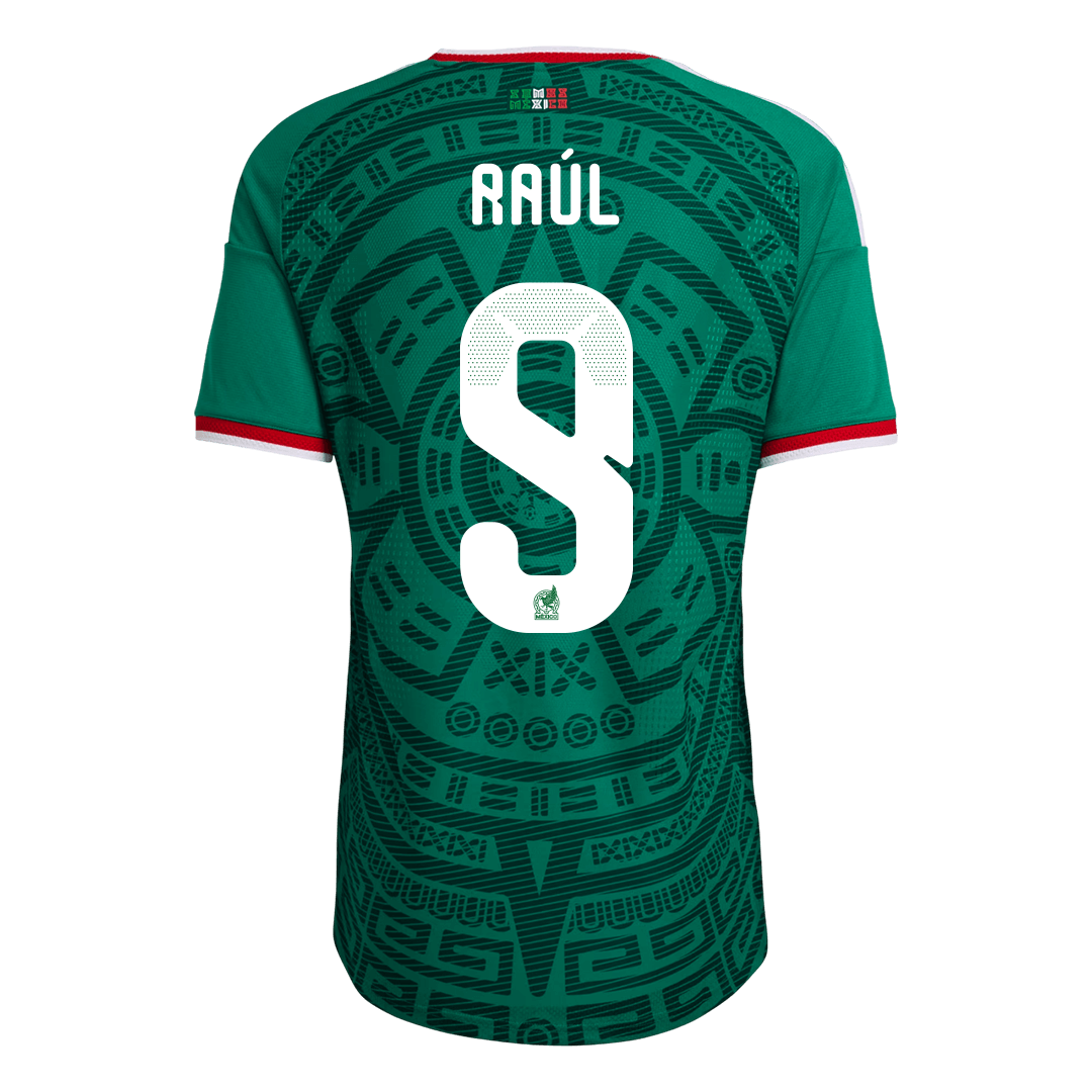 Mexico Raúl #9 Custom Player Version Home Soccer Jersey World Cup 2026