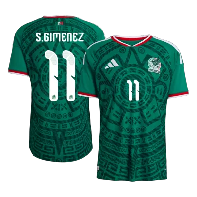Mexico S.GIMENEZ #11 Custom Player Version Home Soccer Jersey World Cup 2026 - bestsoccerstore
