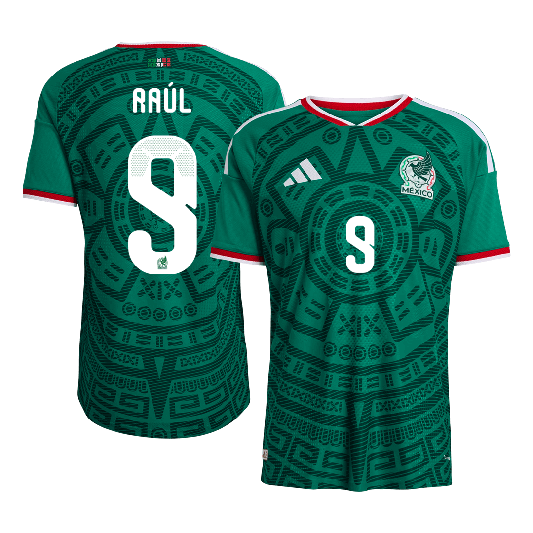 Mexico Raúl #9 Custom Player Version Home Soccer Jersey World Cup 2026 - bestsoccerstore