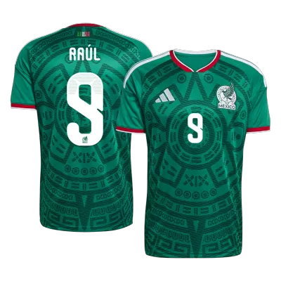 Mexico Raúl #9 Soccer Jersey Home Custom Shirt World Cup 2026 - bestsoccerstore