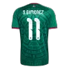 Mexico S.GIMENEZ #11 Soccer Jersey Home Custom Shirt World Cup 2026 - bestsoccerstore