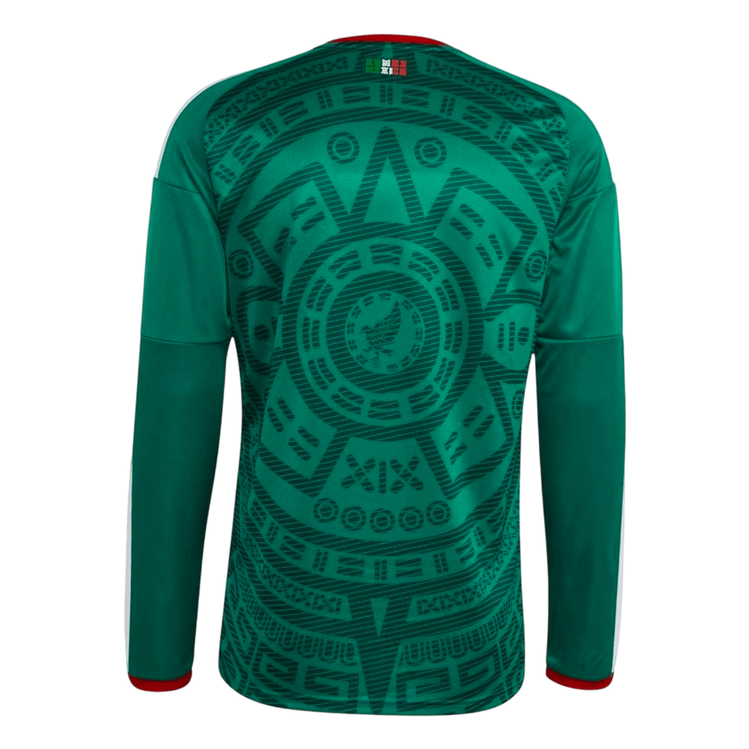 Mexico Long Sleeve Jersey Home Football Shirt World Cup 2026