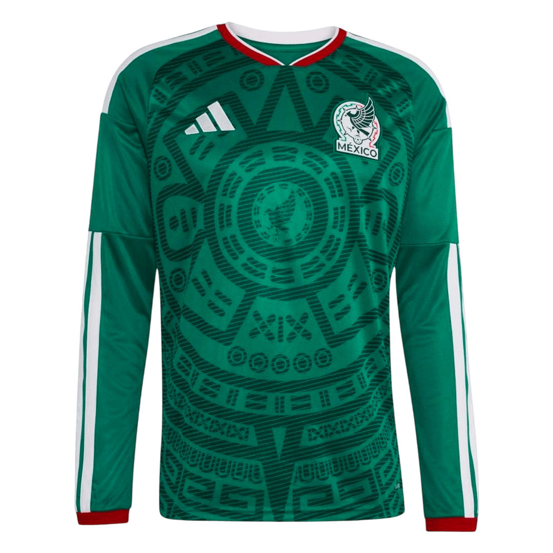 Mexico Long Sleeve Jersey Home Football Shirt World Cup 2026 - bestsoccerstore