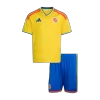 Kids Colombia Home Custom Soccer Kits World Cup 2026 - bestsoccerstore