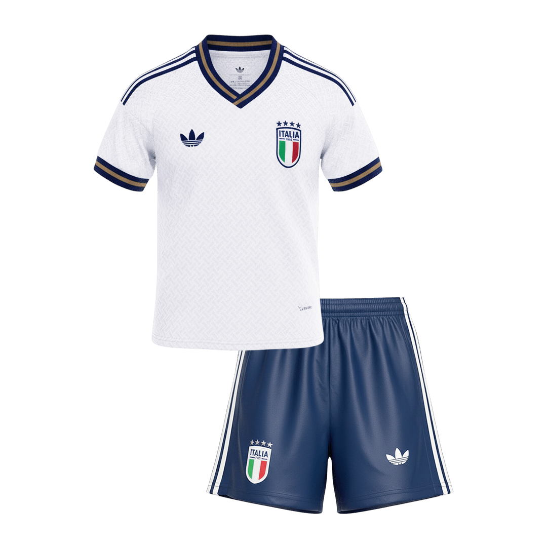 Kids Italy Away Custom Soccer Kits World Cup 2026 - bestsoccerstore