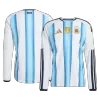 Argentina Home Custom Player Version Long Sleeve Soccer Jersey World Cup 2026 - bestsoccerstore