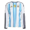Argentina Home Custom Player Version Long Sleeve Soccer Jersey World Cup 2026 - bestsoccerstore