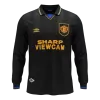 Manchester United Retro Jersey Away Long Sleeve Soccer Shirt 1993/94 - bestsoccerstore