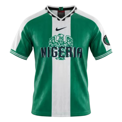 Nigeria Retro Jersey Home Long Sleeve Soccer Shirt 1996 - bestsoccerstore