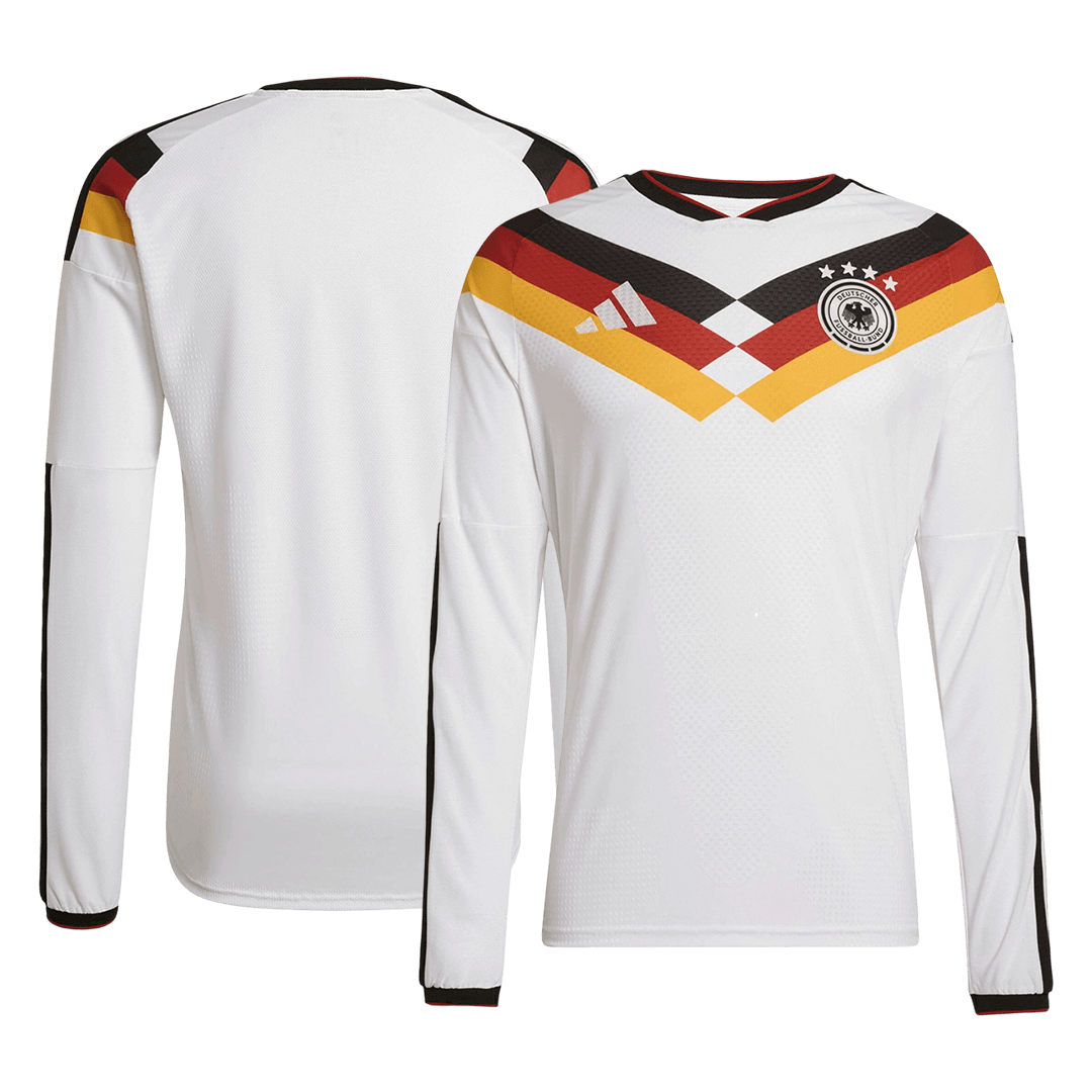 Germany Home Custom Player Version Long Sleeve Soccer Jersey World Cup 2026