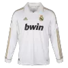 Real Madrid Retro Jersey Home Long Sleeve Soccer Shirt 2011/12 - bestsoccerstore
