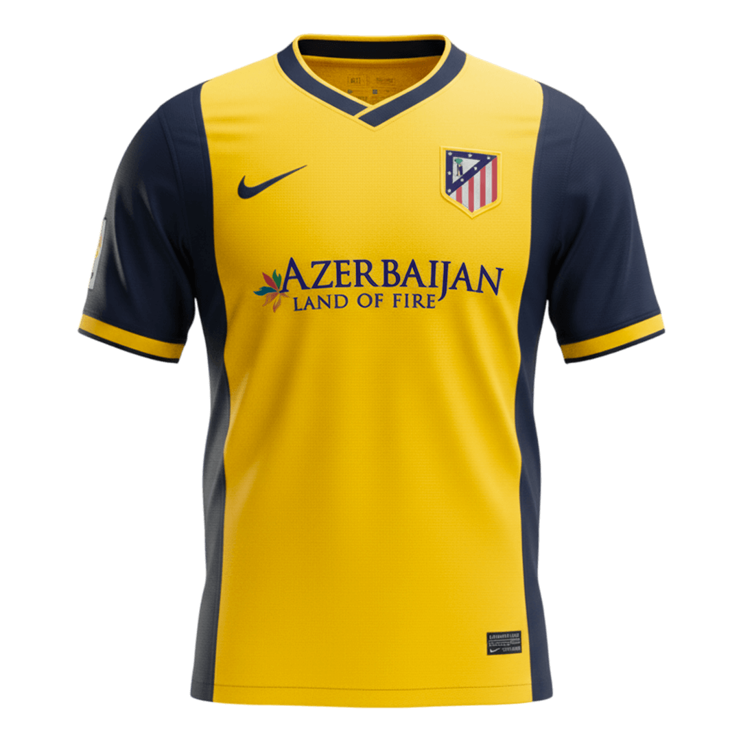 Atletico Madrid 2013/14 Retro Jersey Away Soccer Shirt - bestsoccerstore